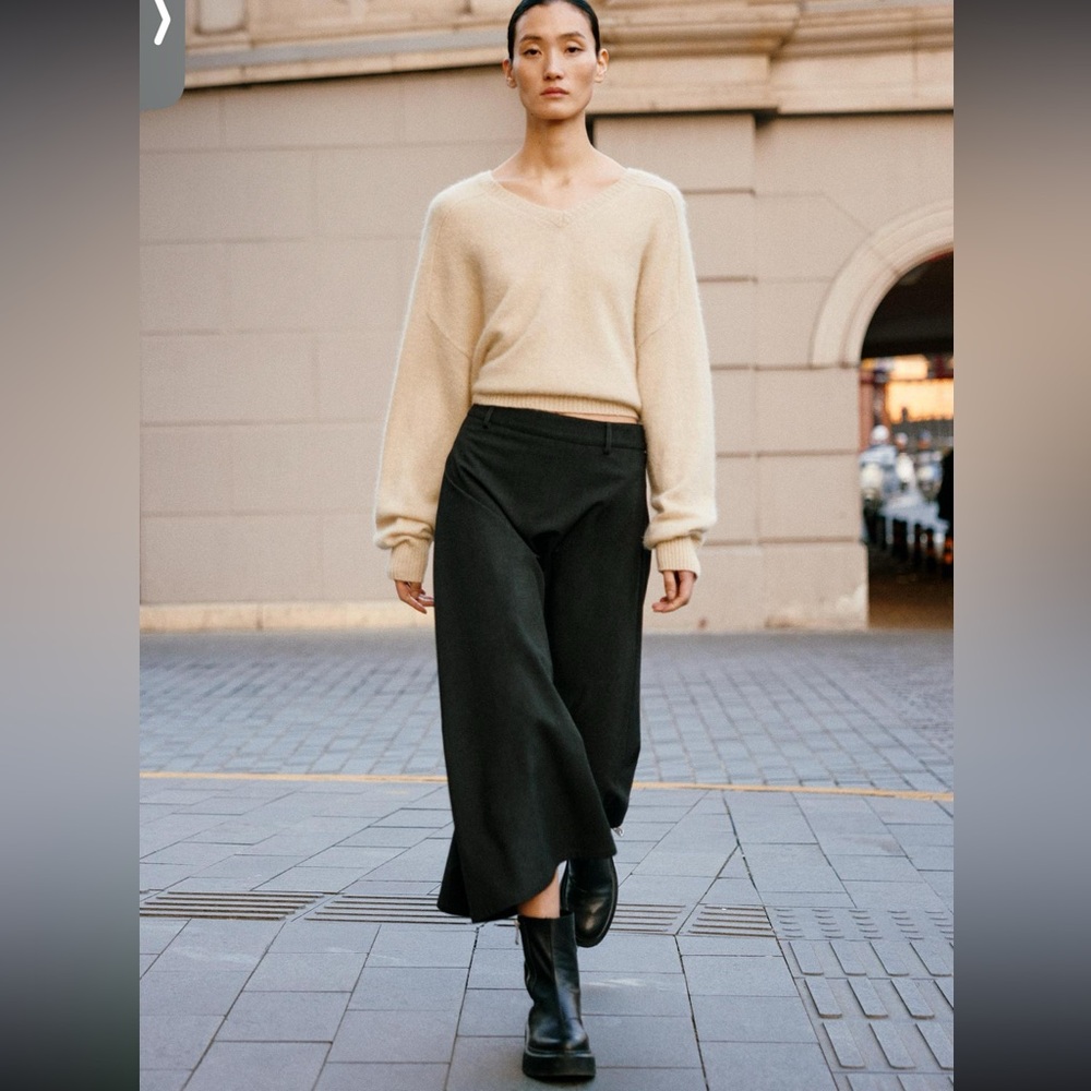 ZARA ASYMMETRICAL CAPE SKIRT ZW COLLECTION